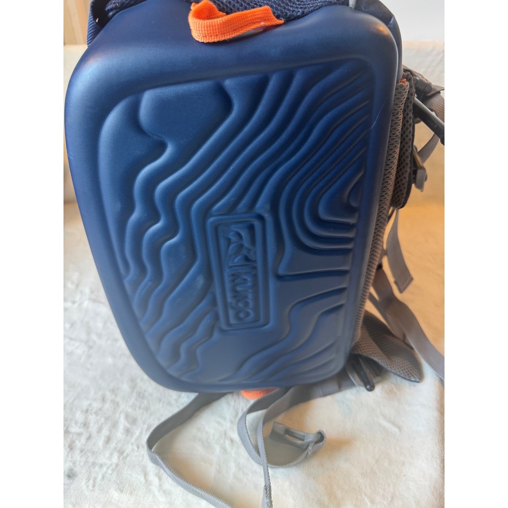 Kurgo G-Train K9 Pet Carrier Backpack Navy Blue Orange Good Technical Hiking - Picture 7 of 7